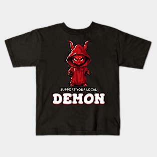 Support your local demon Kids T-Shirt